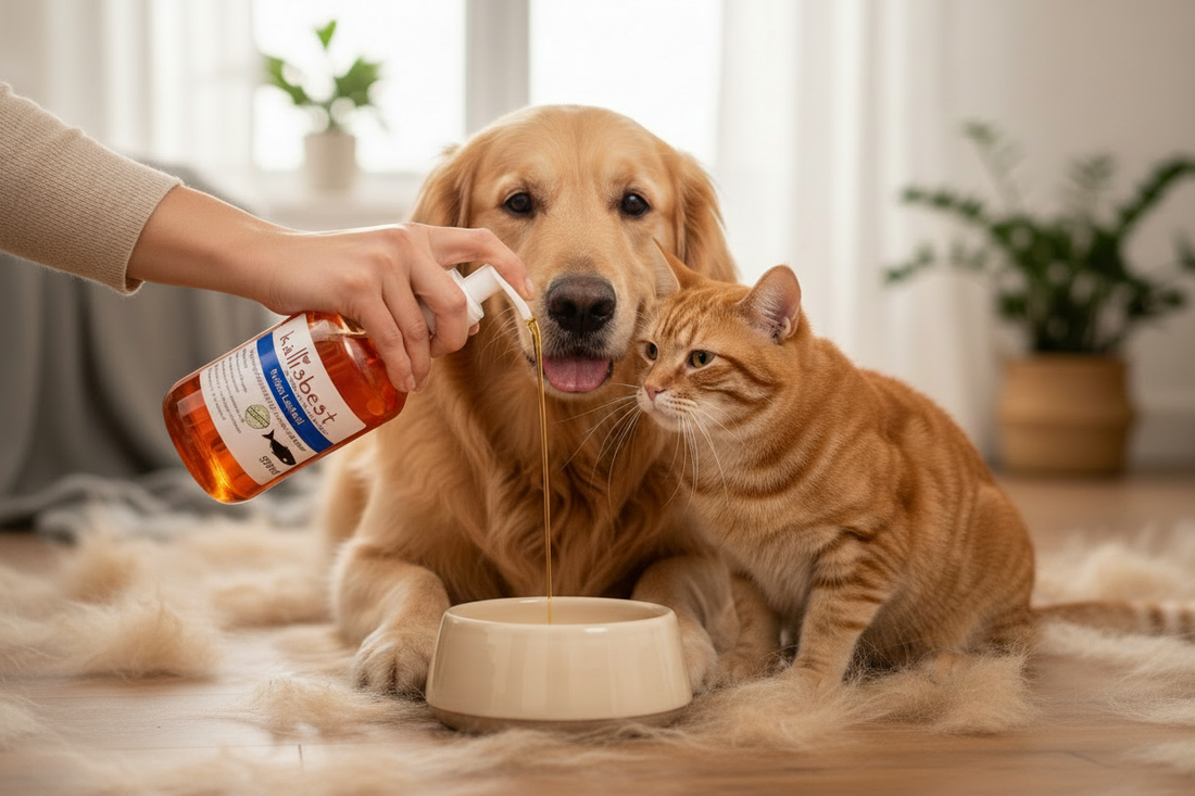 Fellwechsel bei Hund & Katze: Wie Lachsöl jetzt hilft