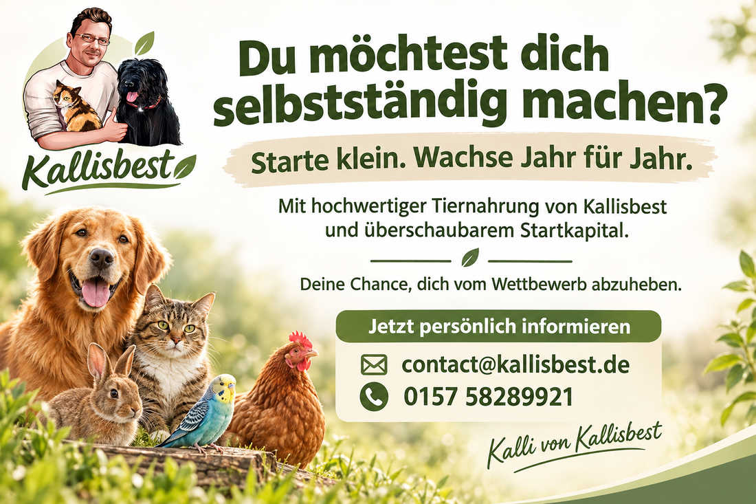 Mit Kallisbest neu starten oder ein bestehendes Geschäft um Tiernahrung erweitern