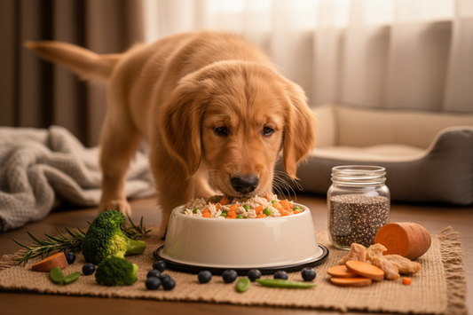 Welpen richtig ernähren – der Kallisbest Guide für den besten Start