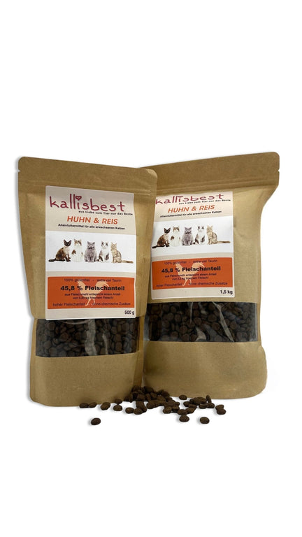 Huhn & Reis Alleinfutter für alle erwachsenen Katzen - Kallisbest
