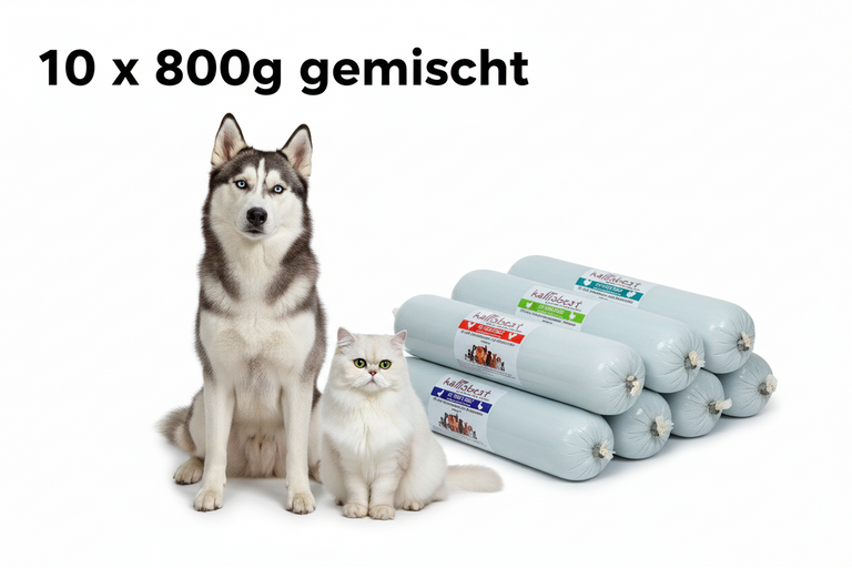 Die Tolle Rolle mit Lachs – Nassfutter, BARF & Leckerli für Hunde | Kallisbest