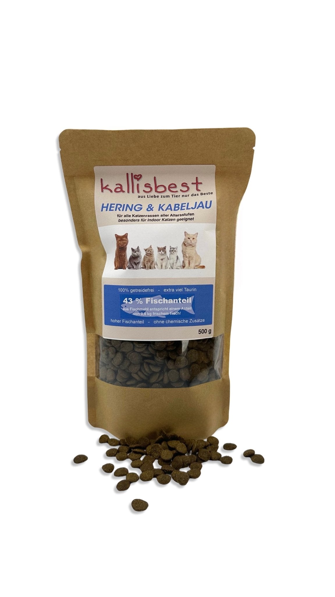 Hering & Kabeljau, für Katzen aller Altersstufen - Kallisbest