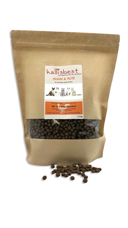 Huhn & Pute für alle Katzen großer Rassen - Kallisbest