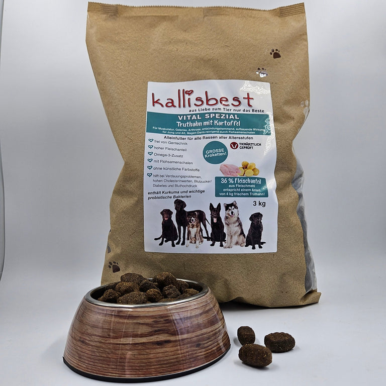 VITAL SPEZIAL Truthahn mit Kartoffel große Kroketten NEU - Kallisbest