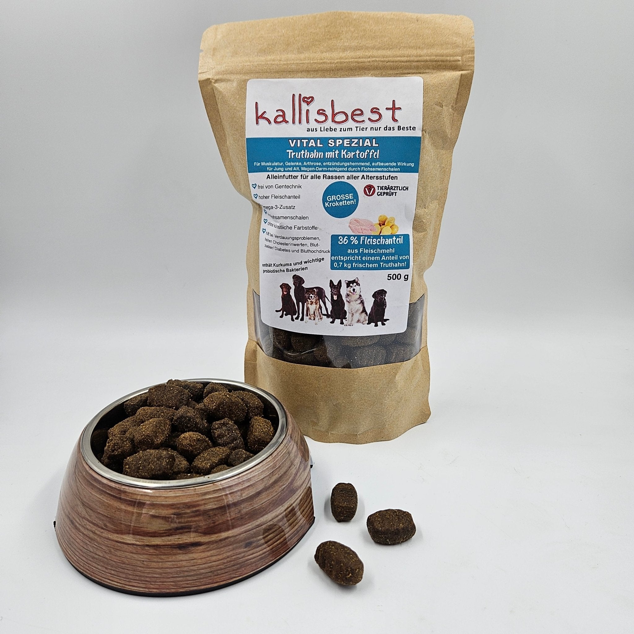 VITAL SPEZIAL Truthahn mit Kartoffel große Kroketten NEU - Kallisbest