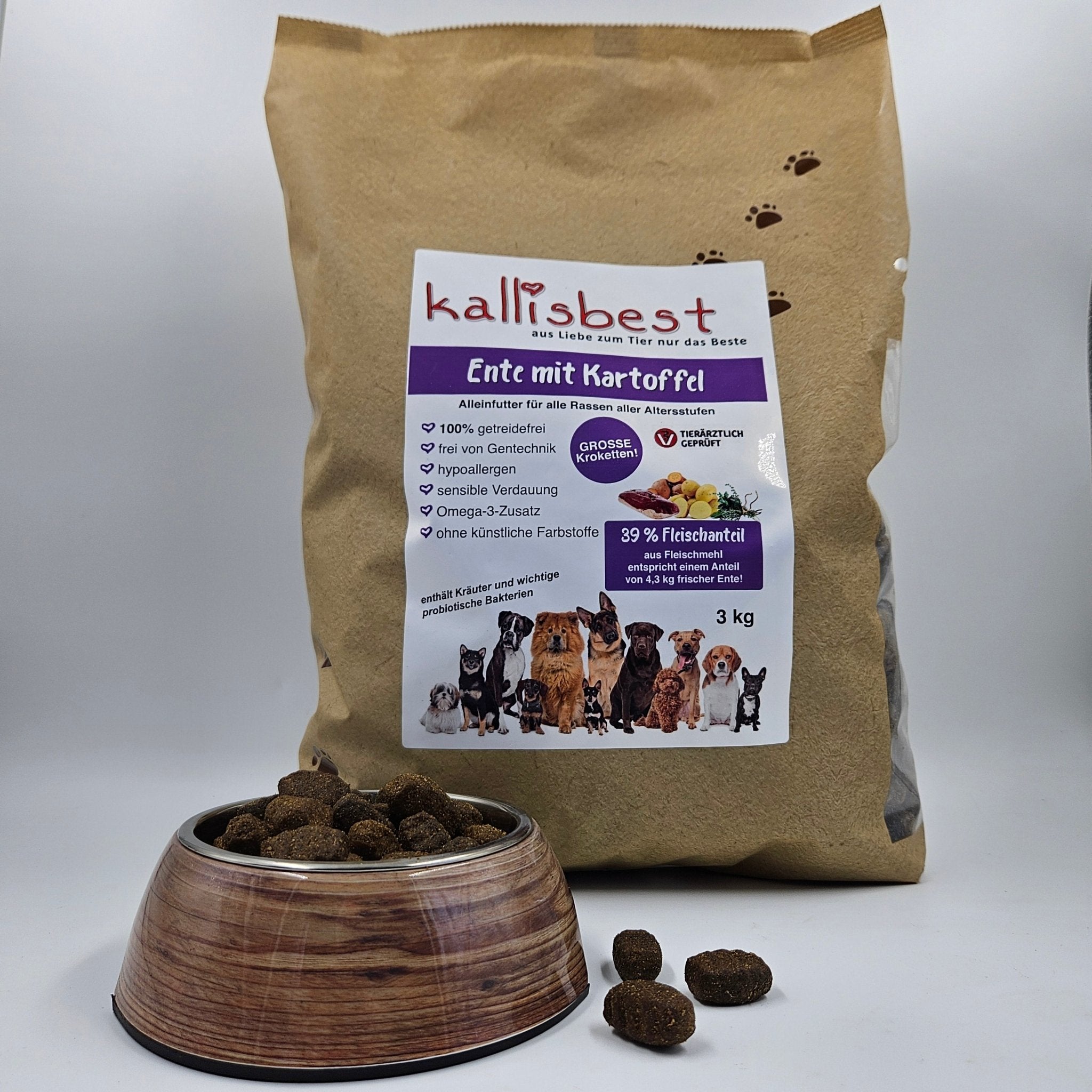 Ente mit Kartoffel große Kroketten - Kallisbest