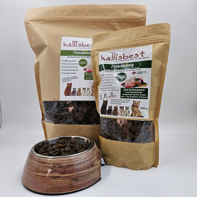 Fleischkönig mittlere Kroketten Katze - Kallisbest