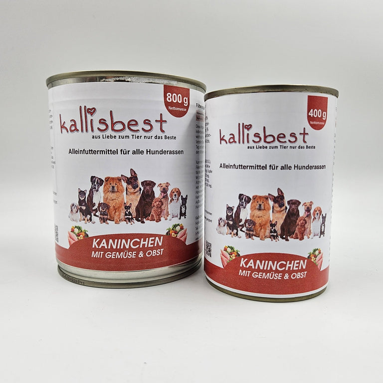 Kaninchenfleisch mit Gemüse & Obst - Kallisbest