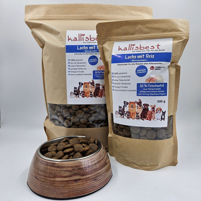 Lachs mit Reis GROSSE Kroketten MONOPROTEIN - Kallisbest