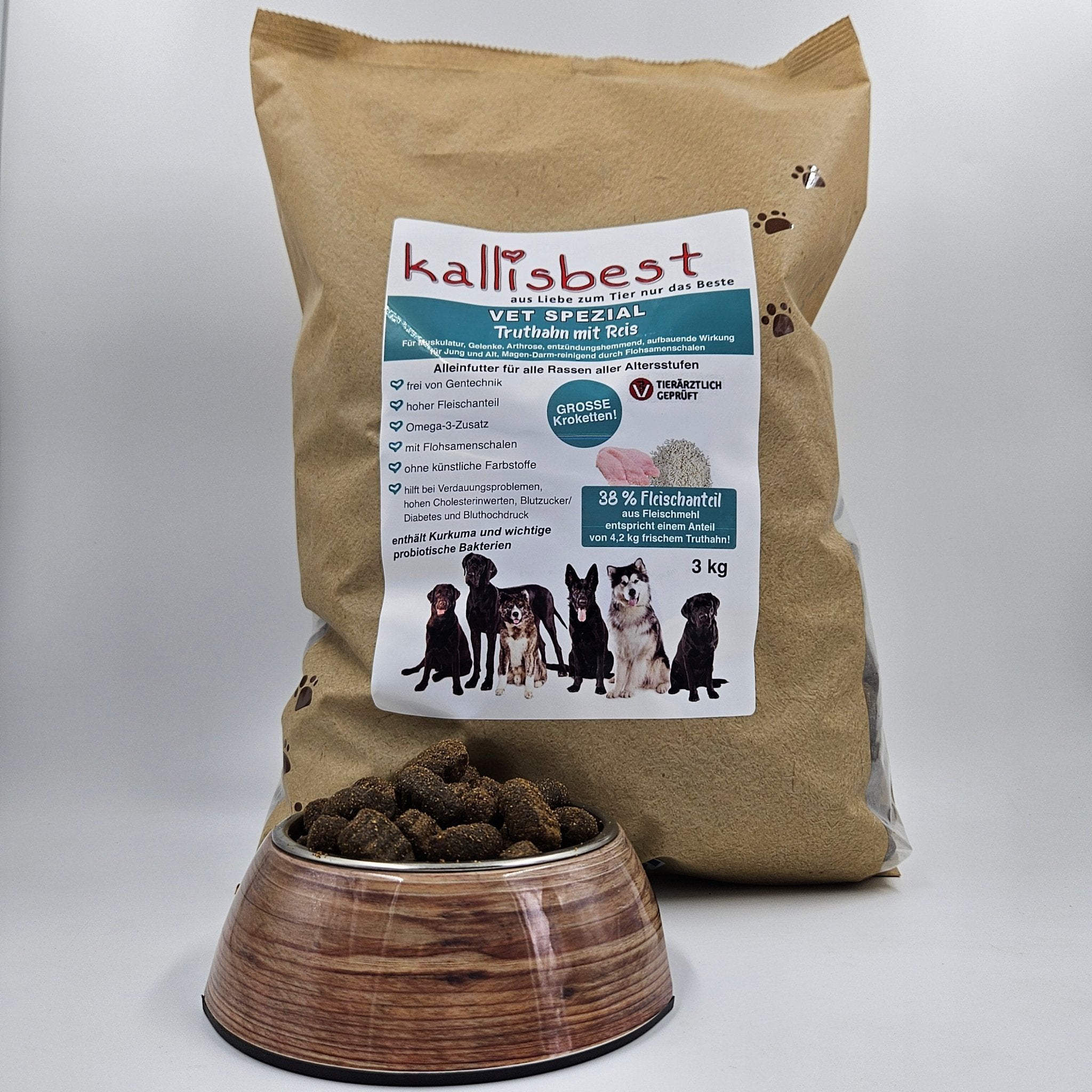 VET Spezial Truthahn & Reis große Kroketten Neu ! - Kallisbest