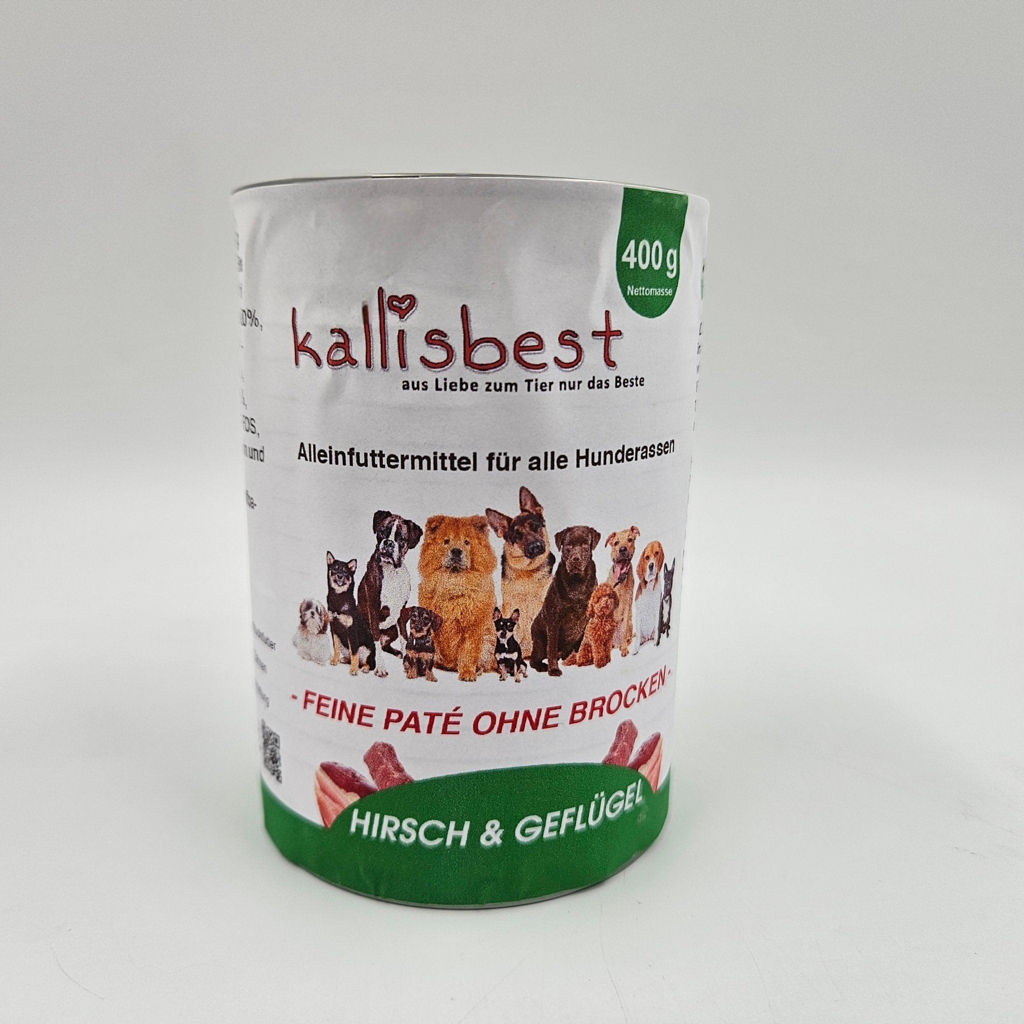Hirsch & Geflügel feine Pate ohne Brocken - Kallisbest