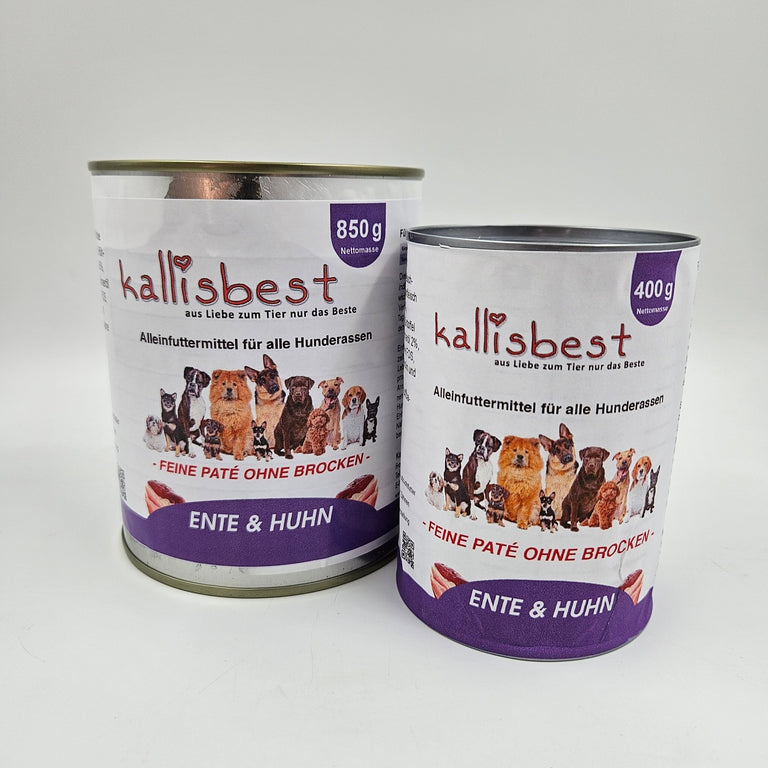Ente & Huhn feine Pate ohne Brocken - Kallisbest