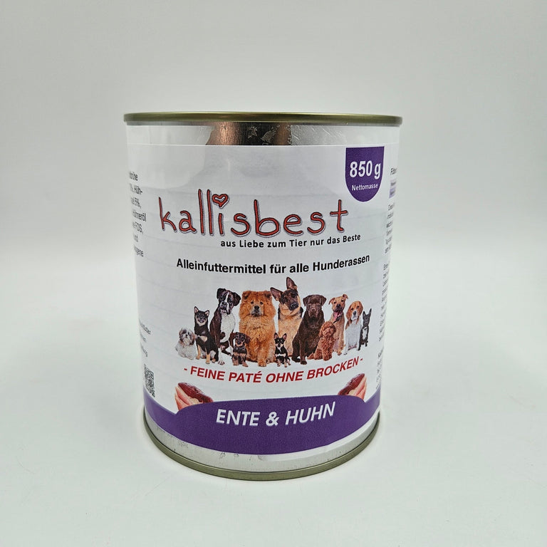 Ente & Huhn feine Pate ohne Brocken - Kallisbest