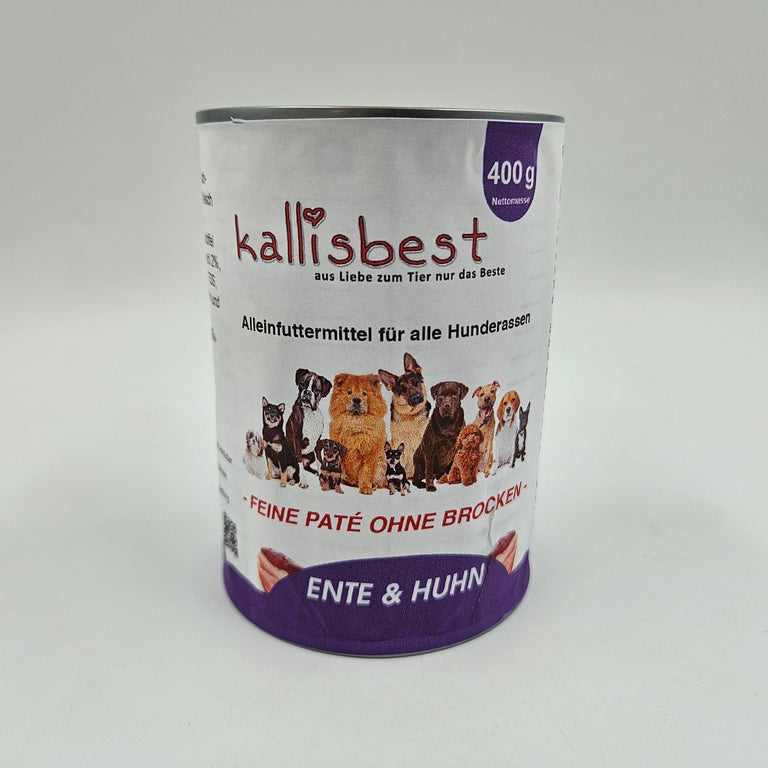 Ente & Huhn feine Pate ohne Brocken - Kallisbest