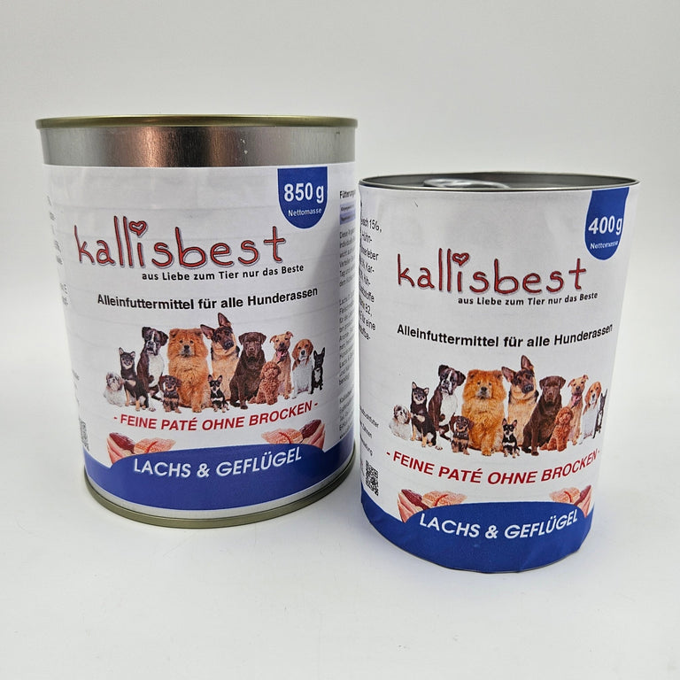 Lachs & Geflügel feine Pate ohne Brocken - Kallisbest