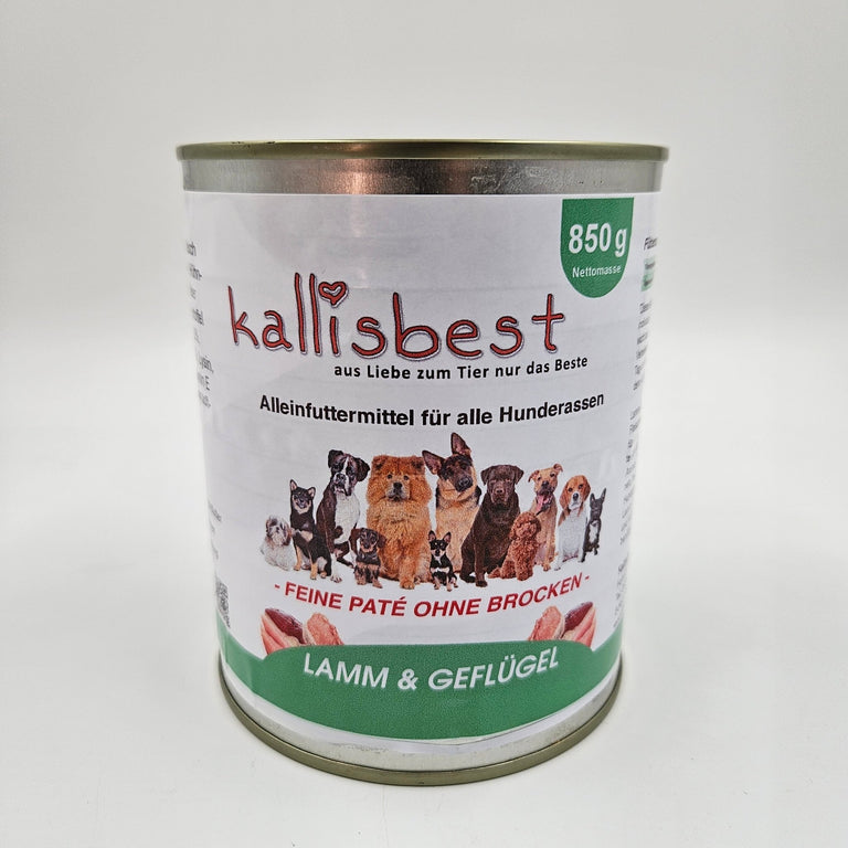 Lamm & Geflügel feine Pate ohne Brocken - Kallisbest