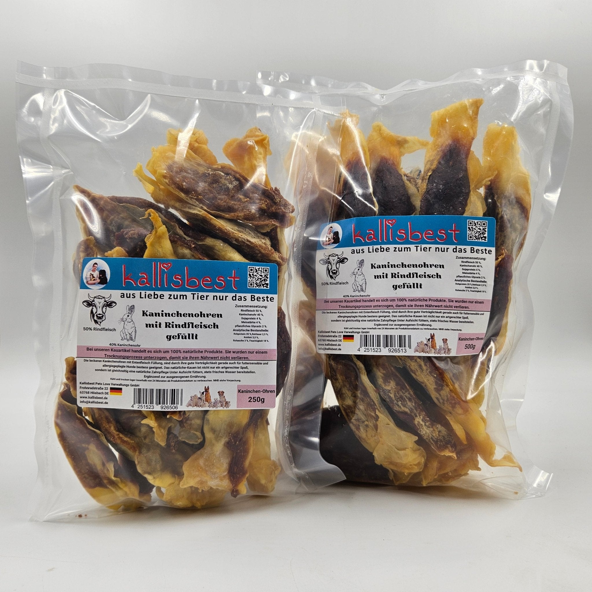 Kaninchenohren mit Rindfleisch gefüllt - Kallisbest