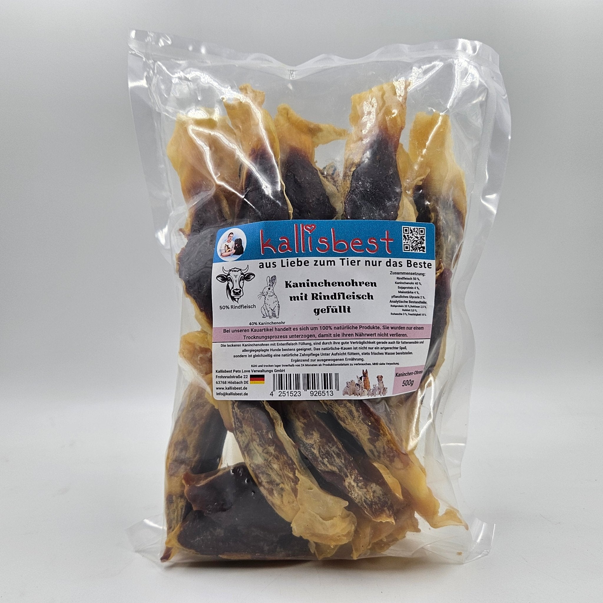 Kaninchenohren mit Rindfleisch gefüllt - Kallisbest