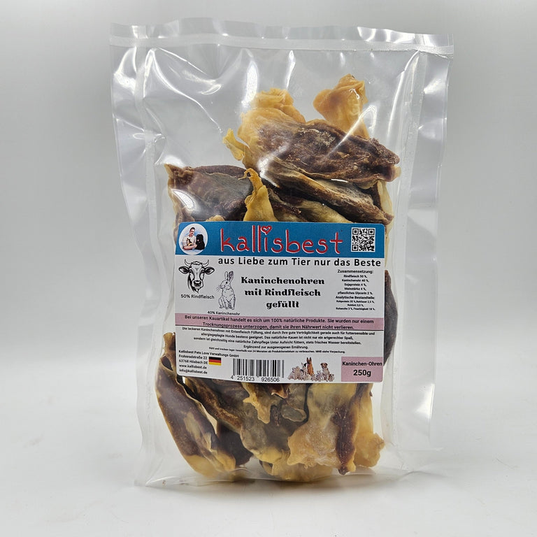 Kaninchenohren mit Rindfleisch gefüllt - Kallisbest