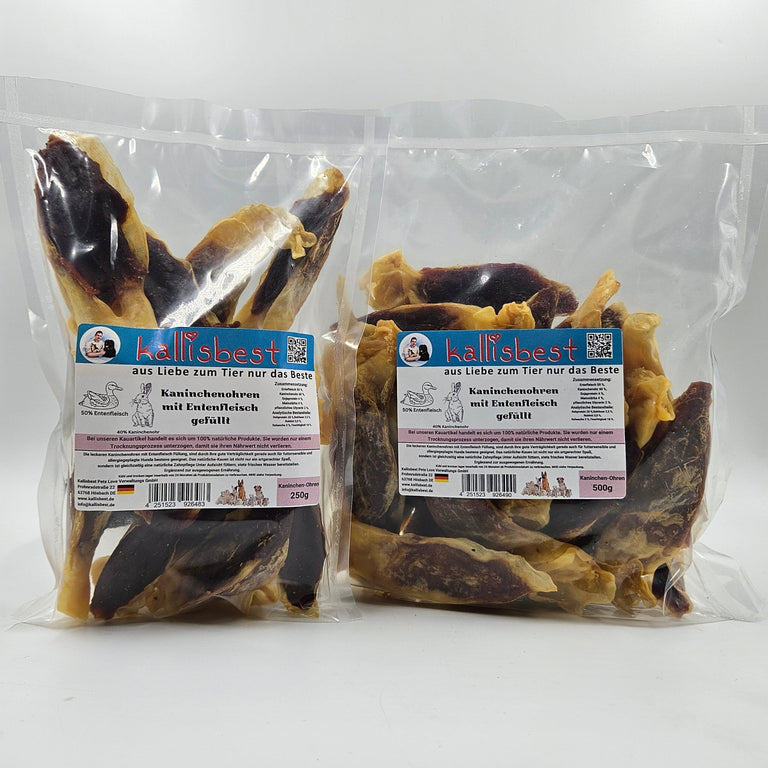 Kaninchenohren mit Entenfleisch gefüllt - Kallisbest