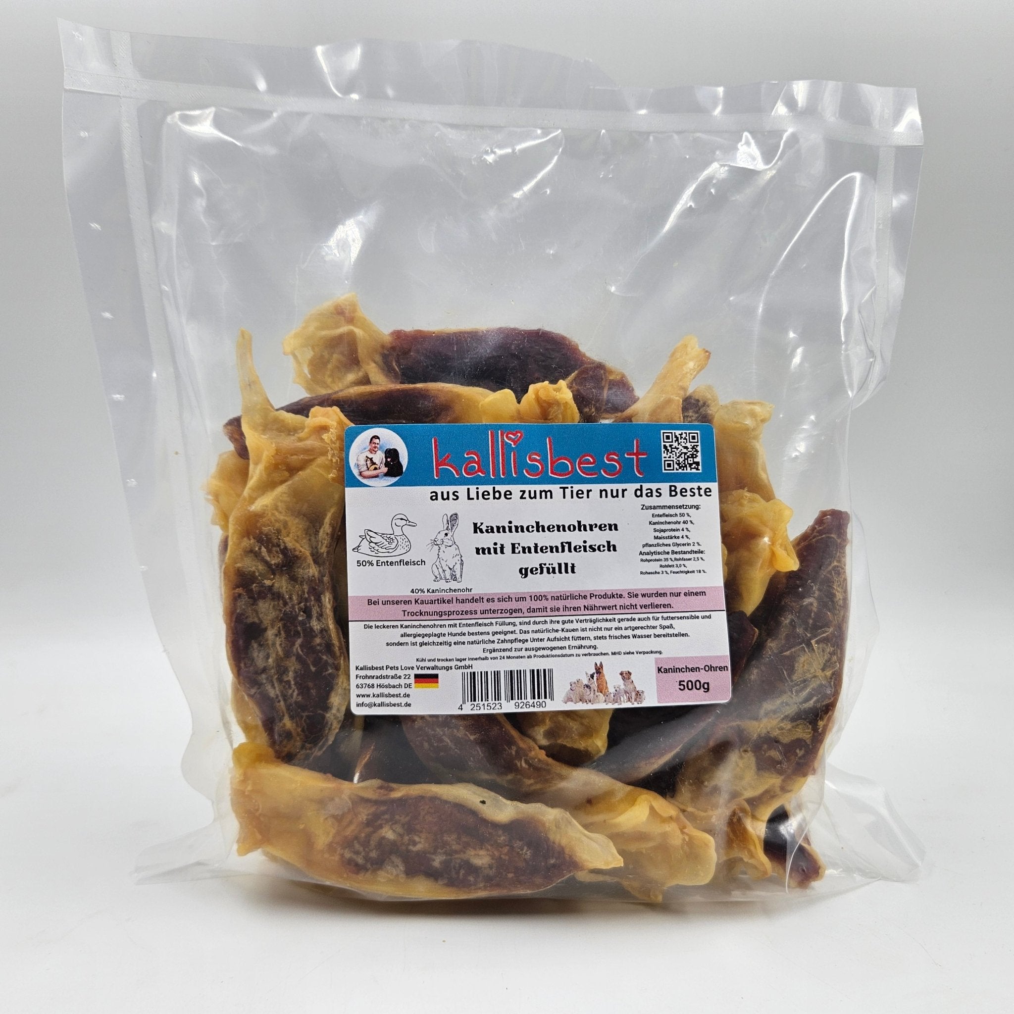 Kaninchenohren mit Entenfleisch gefüllt - Kallisbest