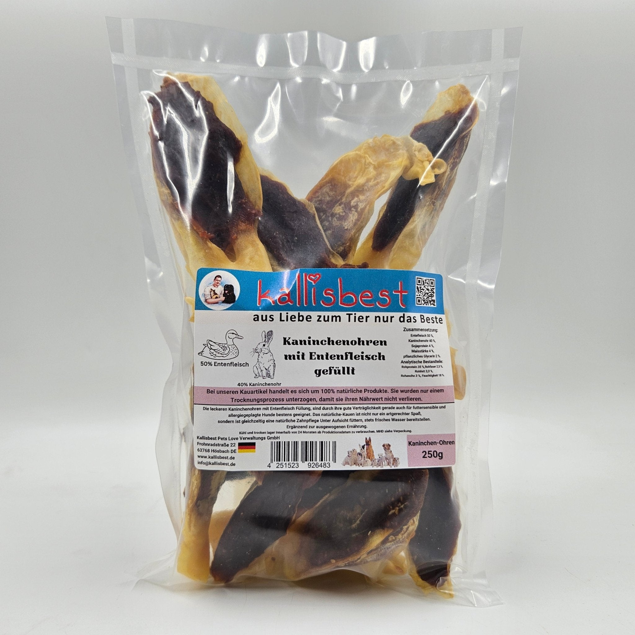 Kaninchenohren mit Entenfleisch gefüllt - Kallisbest