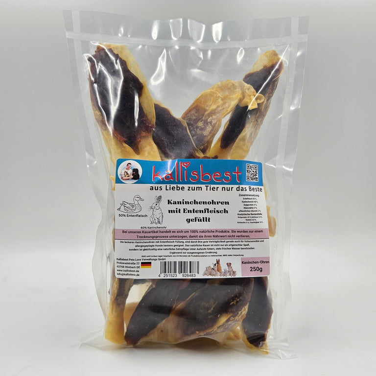 Kaninchenohren mit Entenfleisch gefüllt - Kallisbest