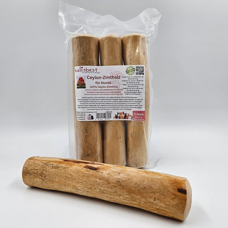 Ceylon - Zimtholz für Hunde Größe S - XL 3er Pack - Kallisbest