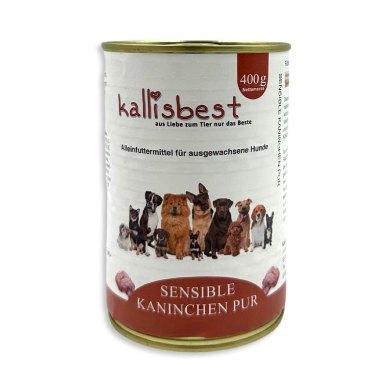 Kaninchenfleisch Dosen, alle Sorten für Hunde - Kallisbest