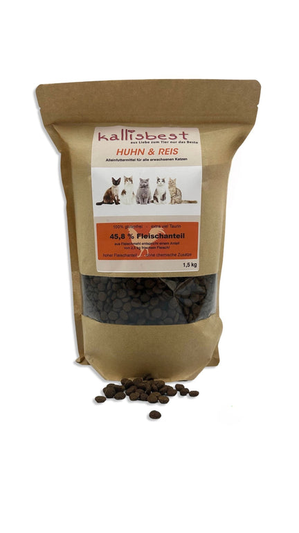 Huhn & Reis Alleinfutter für alle erwachsenen Katzen - Kallisbest