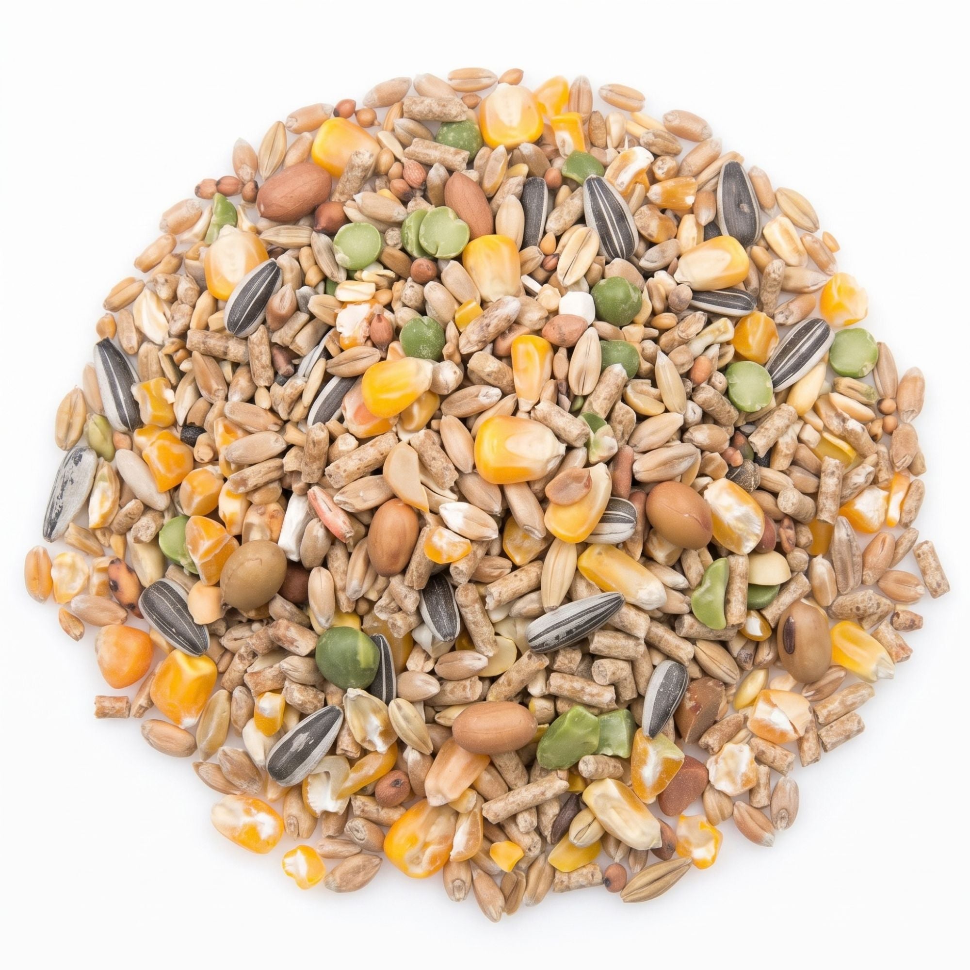 Kallisbest 2 in 1 Alleinfutter für Gefügel – Körner & Pellets, Genfrei, 5 kg