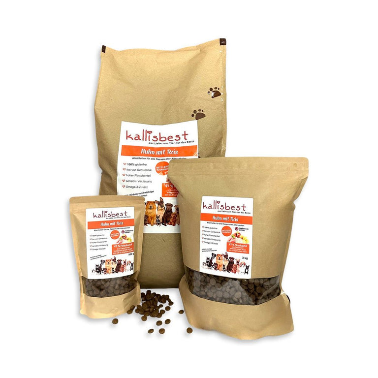 Huhn mit Reis Medium Kroketten - Kallisbest