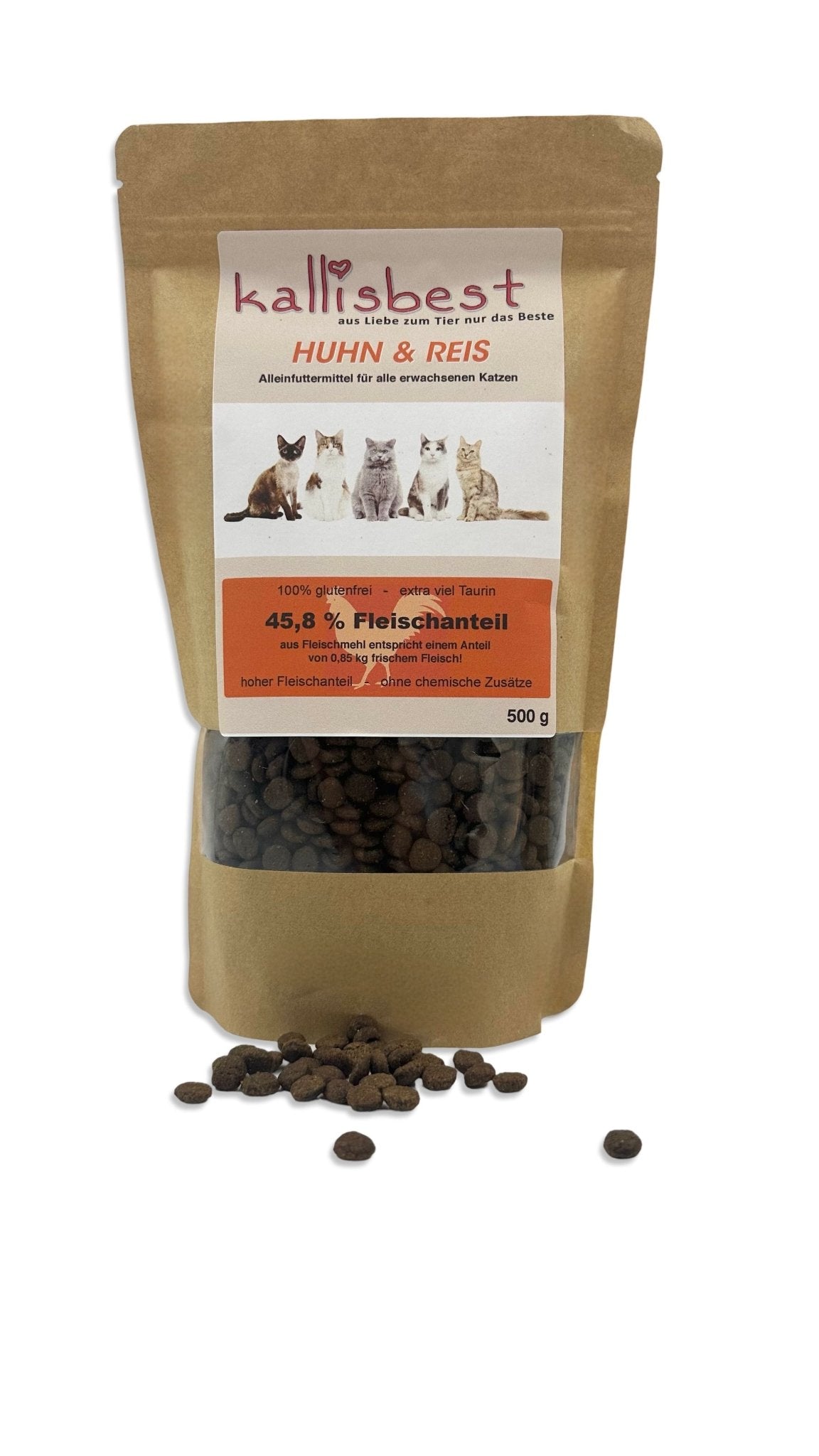 Huhn & Reis Alleinfutter für alle erwachsenen Katzen - Kallisbest