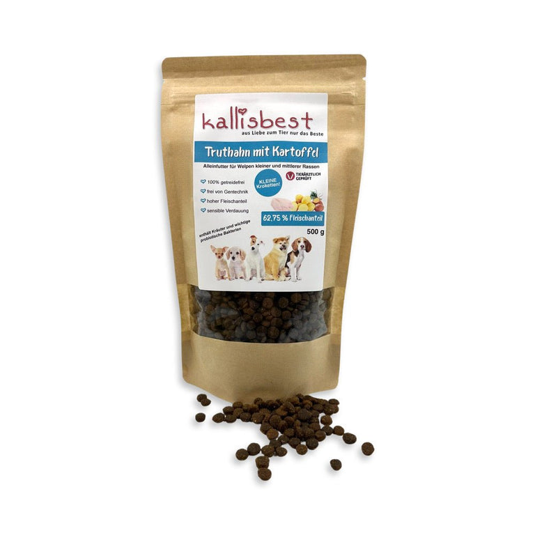 Truthahn mit Kartoffel für Welpen - Kallisbest