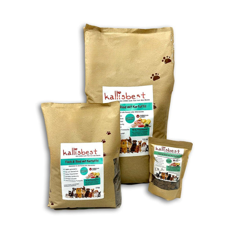 Fisch & Rind mit Kartoffel mittlere Kroketten - Kallisbest