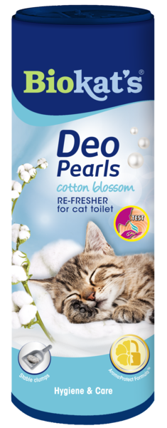 Biokat's Deo Pearls Cotton Blossom Katzentoiletten-Deodorant, 700 g