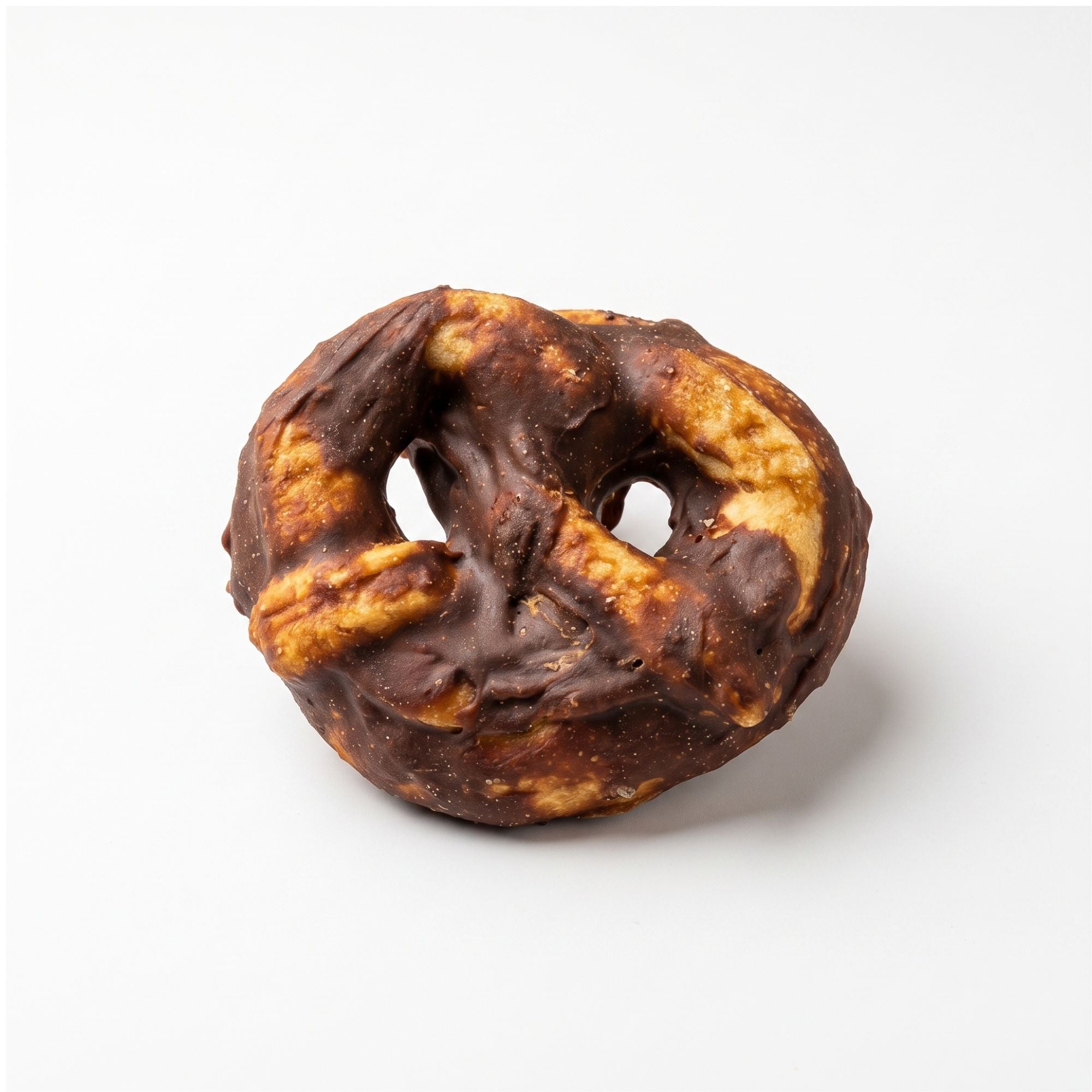 Bretzel enveloppé dans de la viande de canard