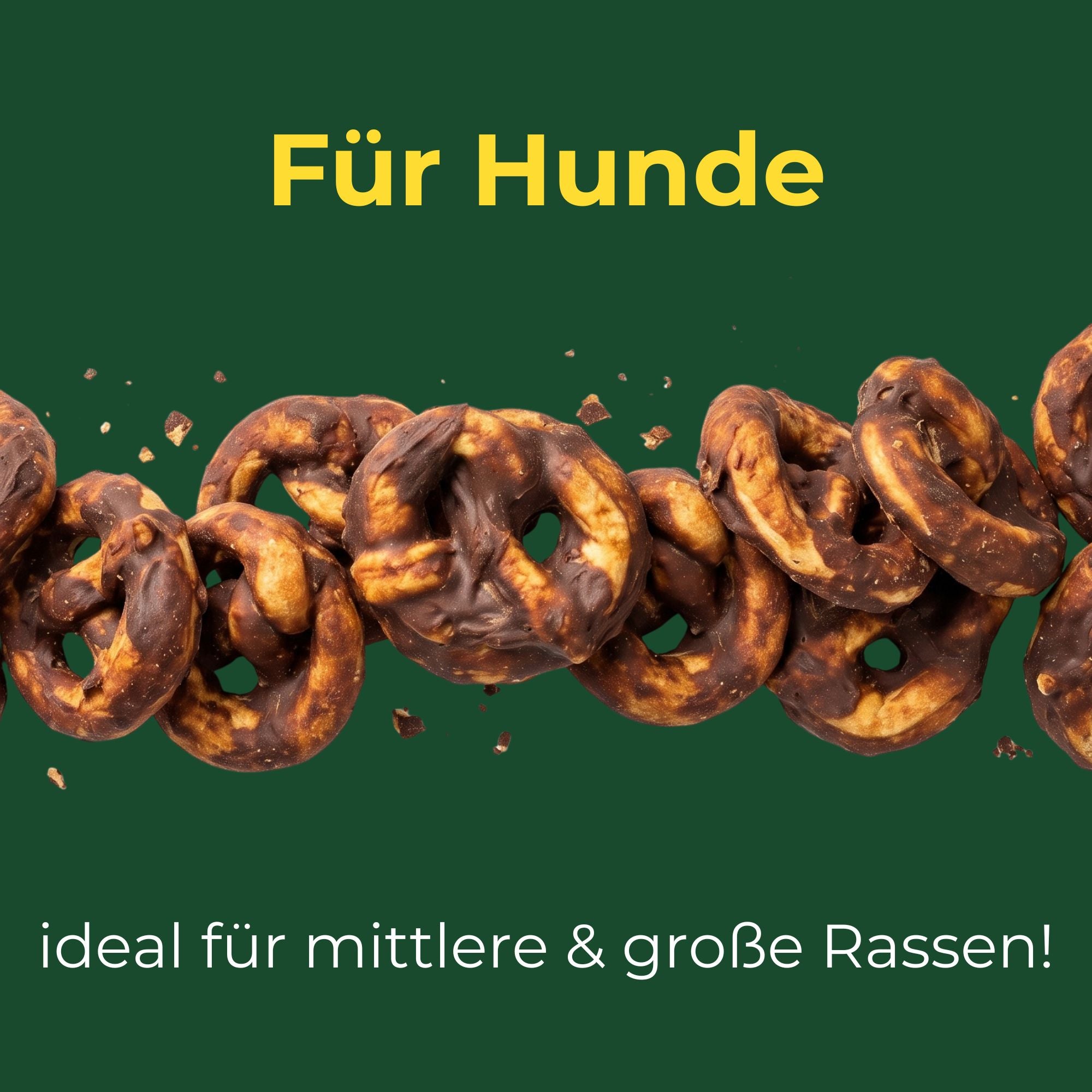 Bretzel enveloppé dans de la viande de canard