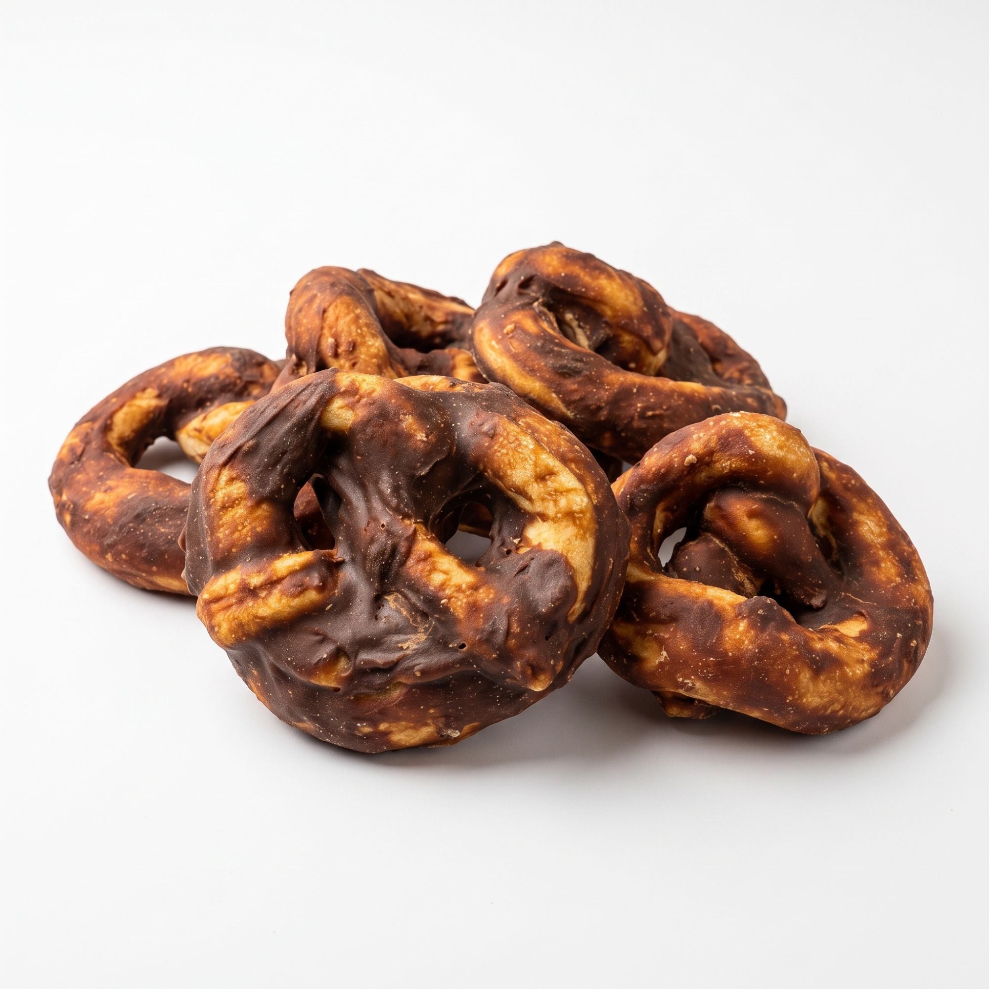 Bretzel enveloppé dans de la viande de canard