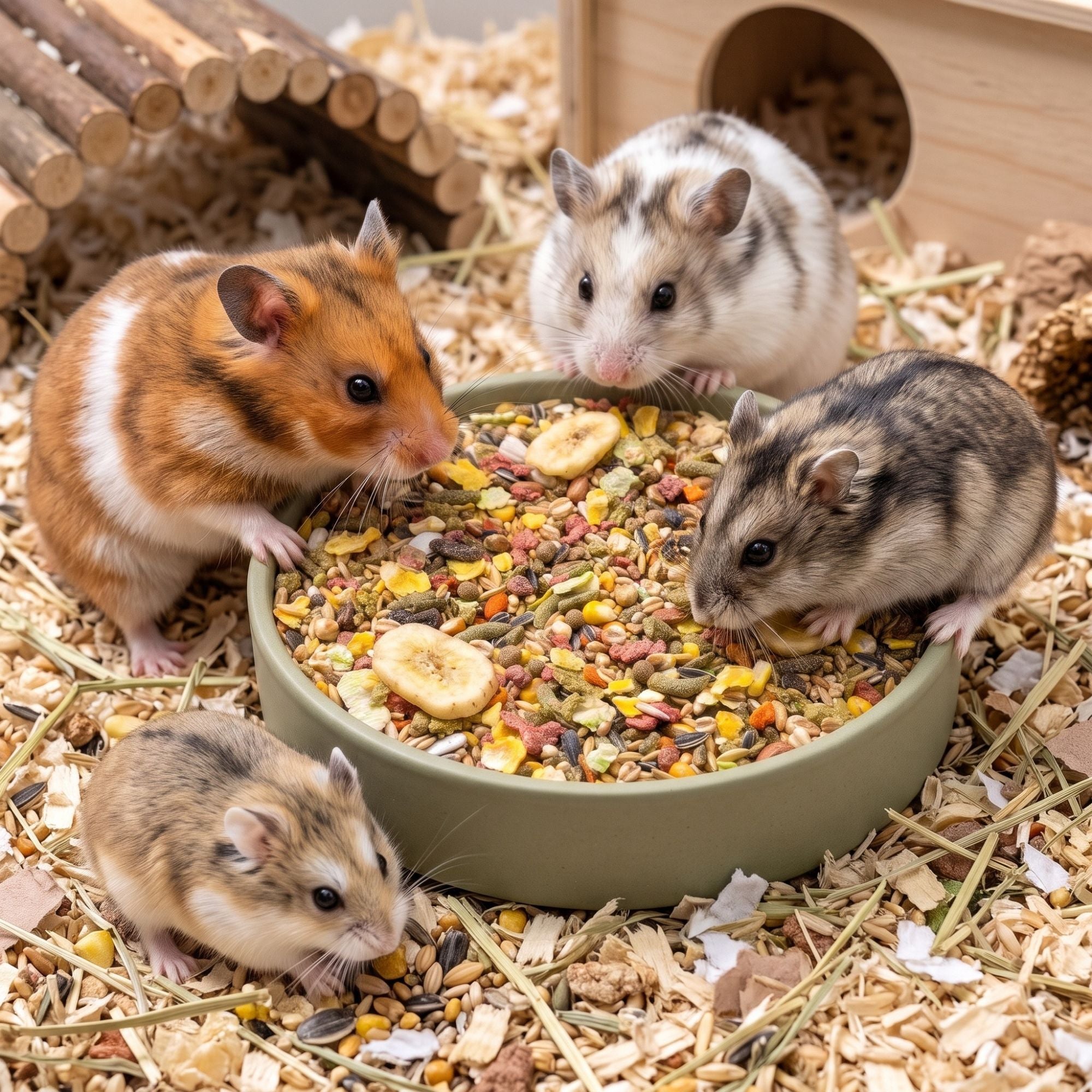 Bunter Nager-Mix für (Zwerg-)Hamster, Rennmäuse und Mäuse