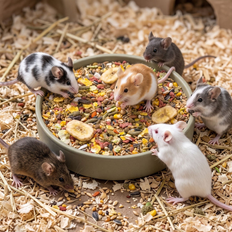 Bunter Nager-Mix für (Zwerg-)Hamster, Rennmäuse und Mäuse