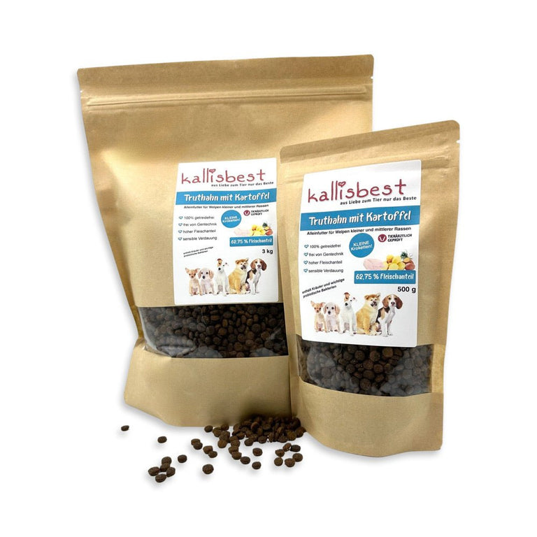 Truthahn mit Kartoffel für Welpen - Kallisbest