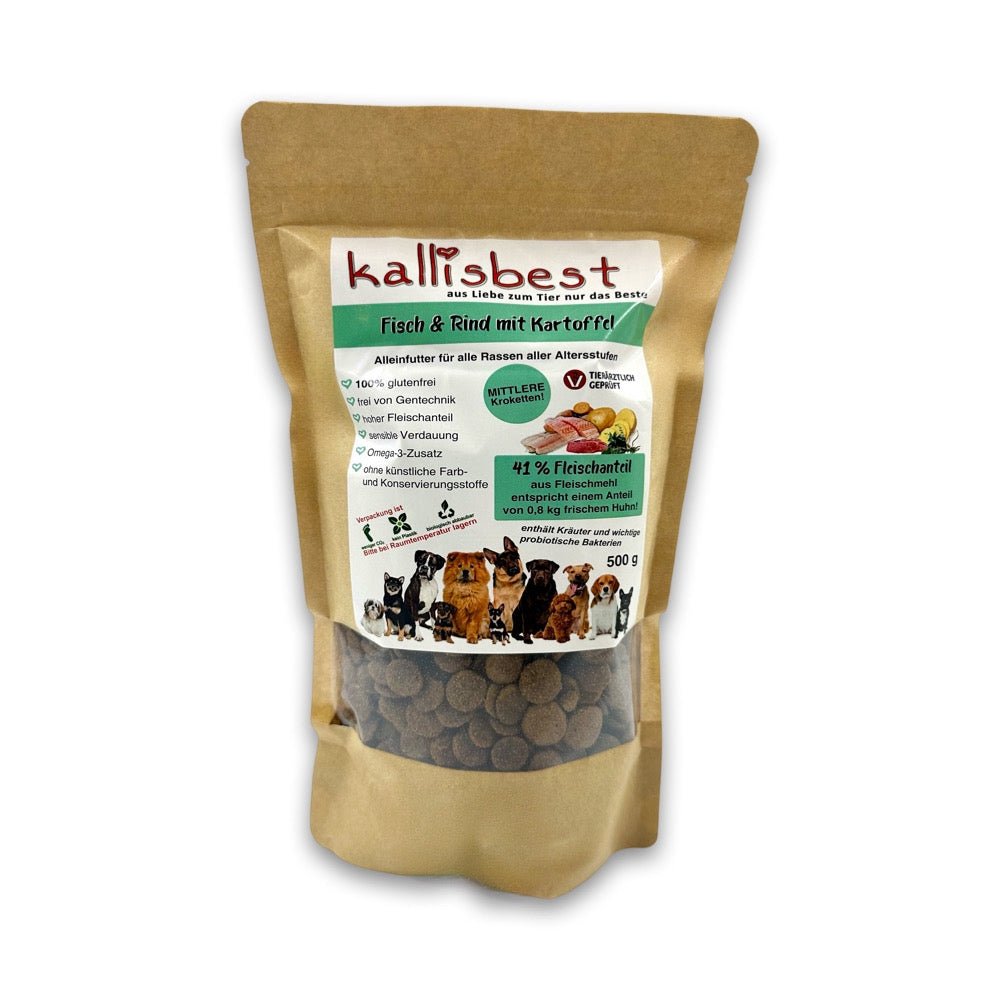 Fisch & Rind mit Kartoffel mittlere Kroketten - Kallisbest