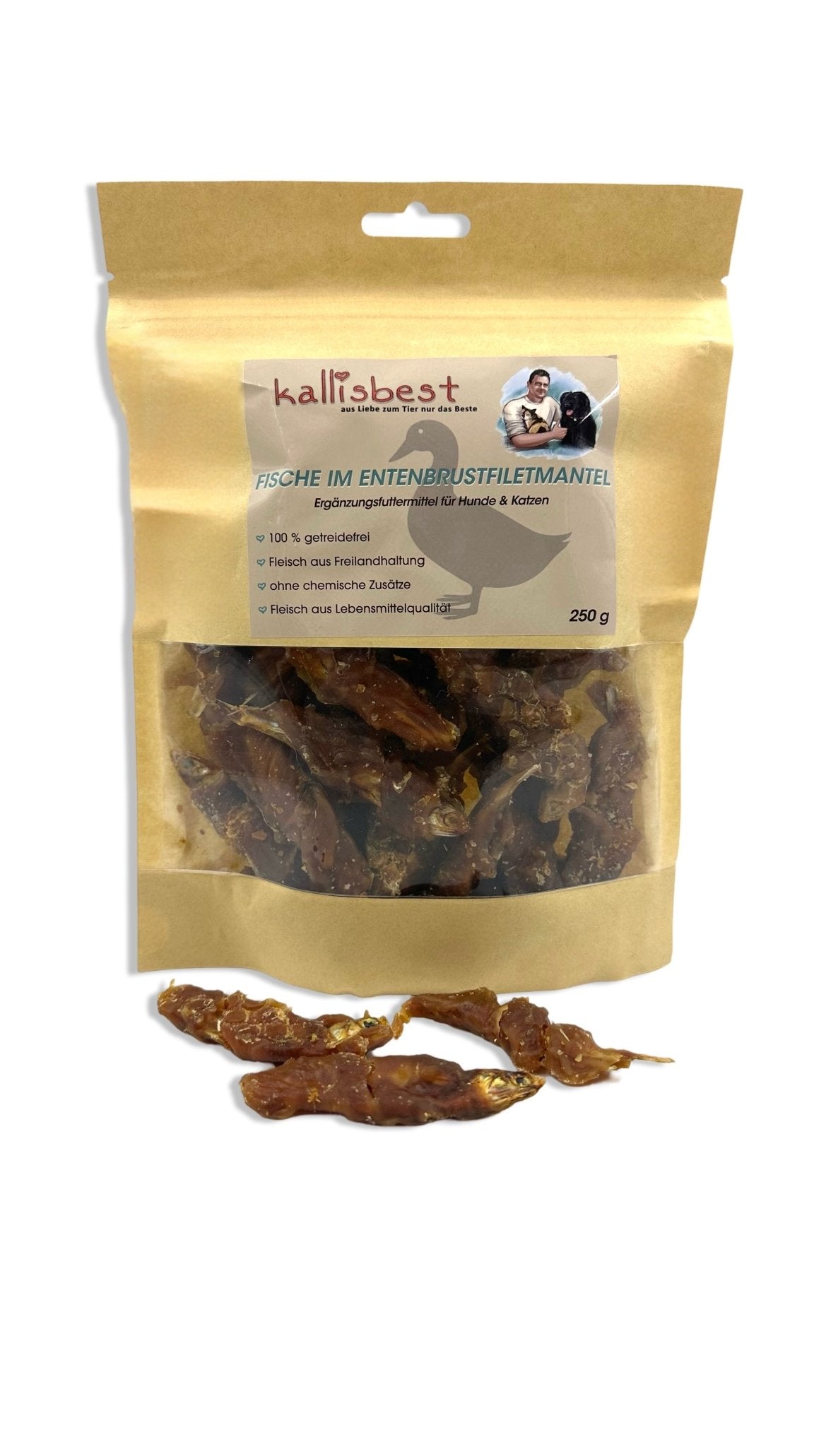 Fische im Entenbrustfiletmantel 250g - Kallisbest