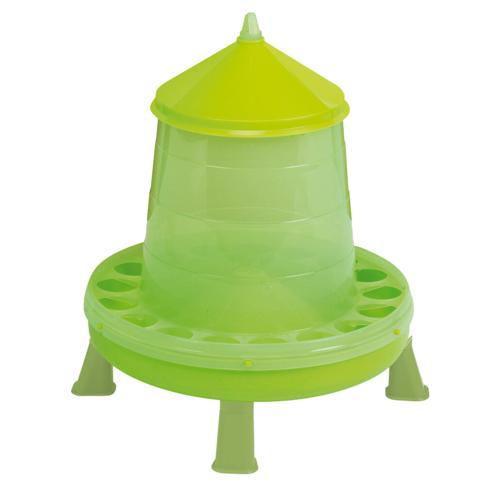 Gaun Gefügel-Futterautomat mit Ständer in Limonengrün – 4 kg & 8 kg