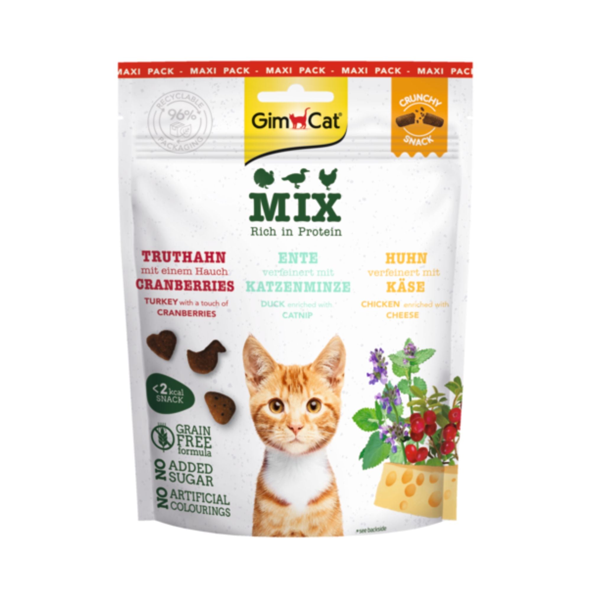 GimCat Crunchy Snack Mix Katzensnack, 140 g