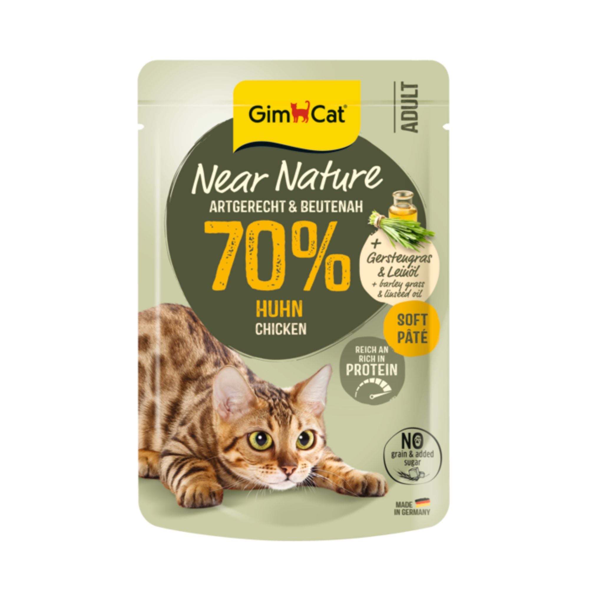 GimCat Near Nature Huhn Katzenfutter, 85 g