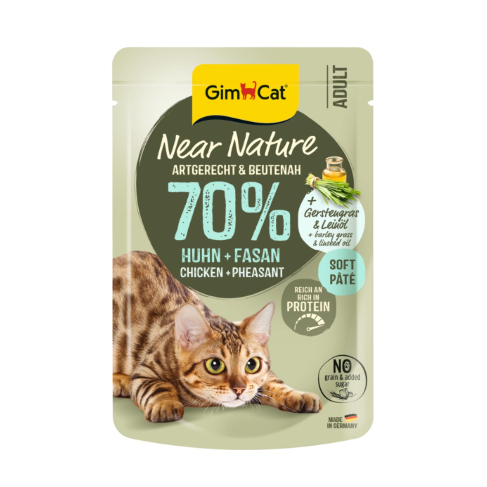 GimCat Near Nature Huhn & Fasan Katzenfutter, 85 g