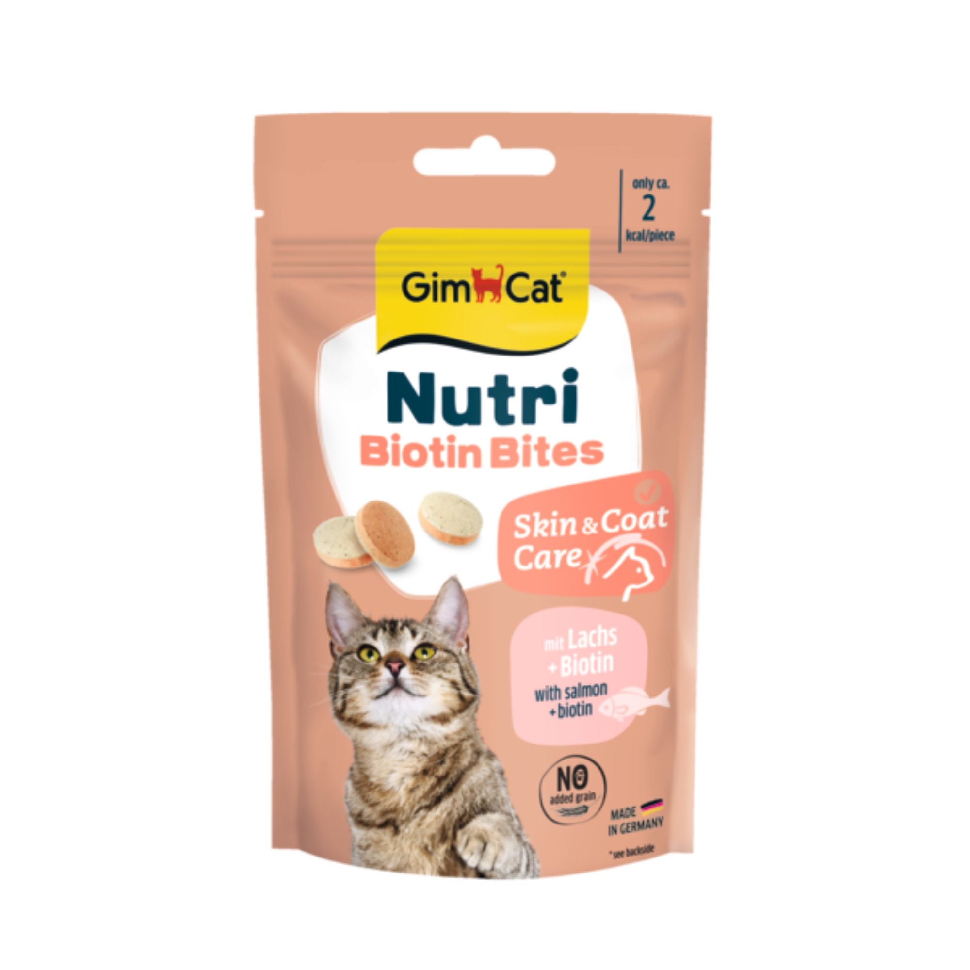 GimCat Nutri Biotin Bites Lachs Katzensnack, 40-425 g