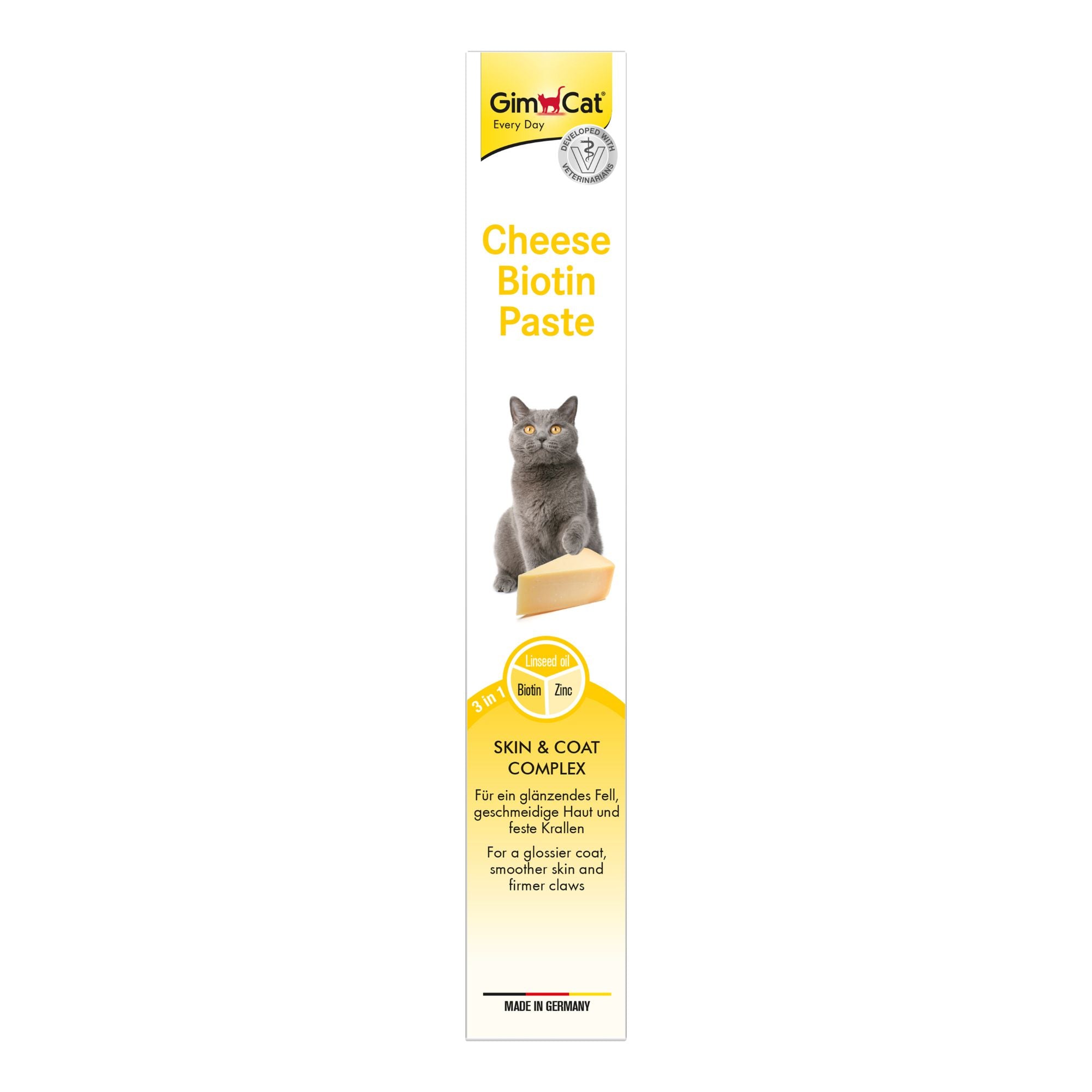 GimCat Cheese Biotin Paste Katzensnack, 50-200 g